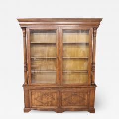 19th Century Italian Solid Fir Wood Large Bookcase - 2259106