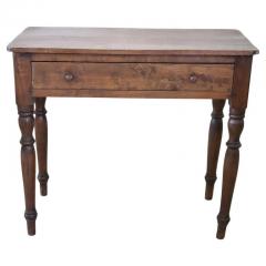 19th Century Italian Solid Poplar Wood Antique Small Writing Desk - 3218579