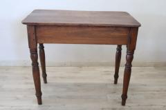 19th Century Italian Solid Poplar Wood Antique Small Writing Desk - 3218581