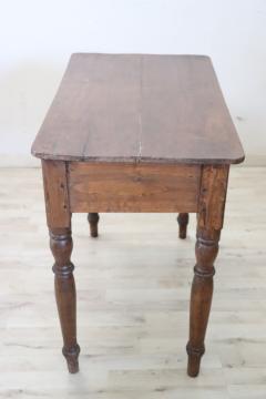 19th Century Italian Solid Poplar Wood Antique Small Writing Desk - 3218582