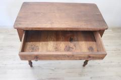 19th Century Italian Solid Poplar Wood Antique Small Writing Desk - 3218583