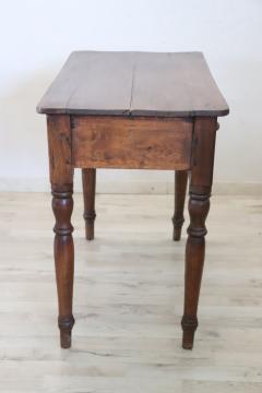 19th Century Italian Solid Poplar Wood Antique Small Writing Desk - 3218584