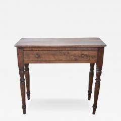 19th Century Italian Solid Poplar Wood Antique Small Writing Desk - 3223561