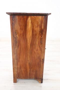 19th Century Italian Solid Walnut Antique Nightstand - 3519961