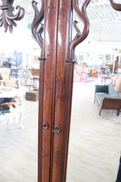 19th Century Italian Solid Walnut Wood Antique Armoire with Mirror - 2227492