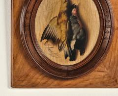 19th Century Italian Still Life Oil Painting of Brace of Birds - 3538992