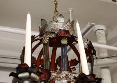 19th Century Italian Tole Chandelier - 3604512