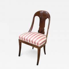 19th Century Italian Walnut Antique Desk Chair - 2766115