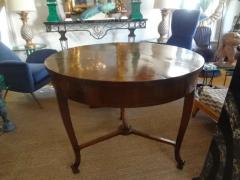 19th Century Italian Walnut Center Table Or Game Table - 3649539