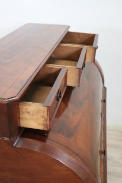 19th Century Italian Walnut Desk with Roll Top - 4220709