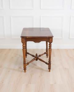 19th Century Italian Walnut Writing Desk Neoclassical Design - 4599646