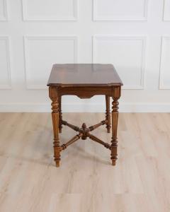 19th Century Italian Walnut Writing Desk Neoclassical Design - 4599647