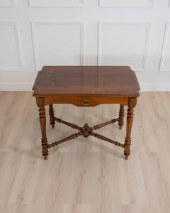 19th Century Italian Walnut Writing Desk Neoclassical Design - 4599697