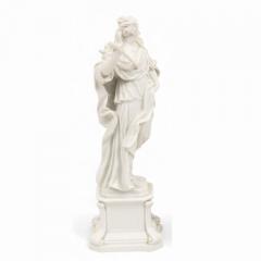 19th Century Italian White Porcelain Decorative Sculpture of Monarchy - 4463177