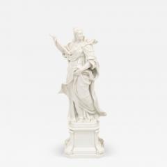 19th Century Italian White Porcelain Decorative Sculpture of Monarchy - 4464304