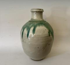 19th Century Japanese Celedon Glazed Jar - 4380280