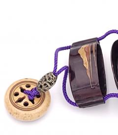 19th Century Japanese Inro with Ojimi Bead and Toggle Probably Western - 2491648