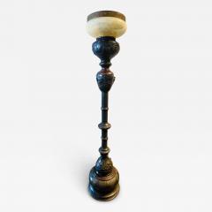 19th Century Japanese Meiji Bronze Torchiere or Floor Lamp - 2492542