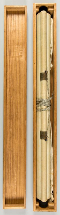19th Century Japanese Scroll of Hollyhocks - 1344223
