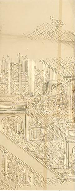 19th Century Japanese Study for a Screen - 3262130