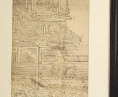 19th Century Japanese Study for a Screen - 3261996