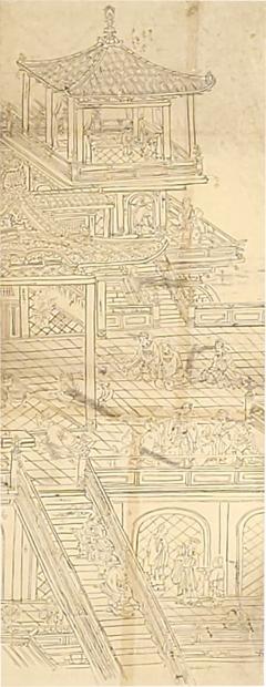 19th Century Japanese Study for a Screen - 3262131
