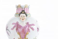 19th Century KPM Pair Gilt Foral Porcelain Decorative Urns - 1821648