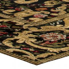 19th Century Karabagh Floral Design Handmade Wool Rug Size Adjusted  - 2461580