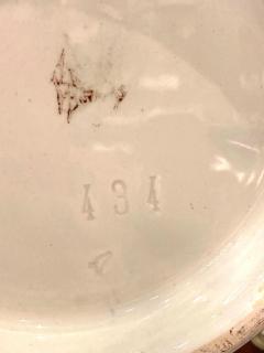 19th Century Large Art Nouveau Style Hand Painted Gilt Decorated Vases Urns - 4527521