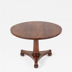 19th Century Late Regency Rosewood Tilt Top Table - 3571741