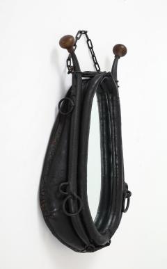 19th Century Leather Horse Collar Mirror - 4545842