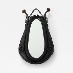 19th Century Leather Horse Collar Mirror - 4545902
