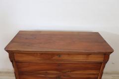 19th Century Louis Philippe Italian Antique Chest of Drawers in Solid Walnut - 4209489