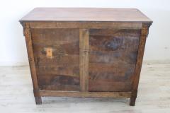 19th Century Louis Philippe Italian Antique Chest of Drawers in Solid Walnut - 4209497