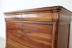 19th Century Louis Philippe Italian Antique Chest of Drawers in Solid Walnut - 4209499