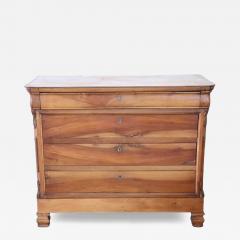 19th Century Louis Philippe Italian Antique Chest of Drawers in Solid Walnut - 4209671