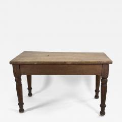 19th Century Louis Philippe Oak Farmhouse Table - 4699179