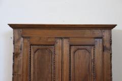 19th Century Louis Philippe Solid Poplar Wood Antique Wardrobe Armoire - 3224946