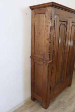 19th Century Louis Philippe Solid Poplar Wood Antique Wardrobe Armoire - 3224947