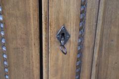 19th Century Louis Philippe Solid Poplar Wood Antique Wardrobe Armoire - 3224952