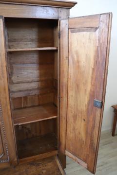 19th Century Louis Philippe Solid Poplar Wood Antique Wardrobe Armoire - 3224955