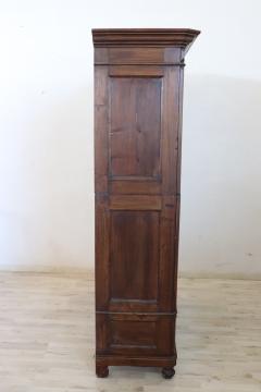 19th Century Louis Philippe Solid Poplar Wood Antique Wardrobe Armoire - 3230893