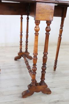 19th Century Louis Philippe Solid Walnut Antique Tilt Top Table - 3134548