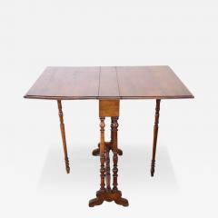 19th Century Louis Philippe Solid Walnut Antique Tilt Top Table - 3137219