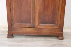 19th Century Louis Philippe Solid Walnut Antique Wardrobe or Armoire - 3519905