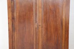 19th Century Louis Philippe Solid Walnut Antique Wardrobe or Armoire - 3519906