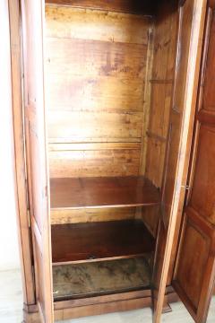 19th Century Louis Philippe Solid Walnut Wood Antique Large Wardrobe - 4209448
