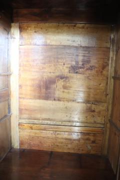 19th Century Louis Philippe Solid Walnut Wood Antique Large Wardrobe - 4209449