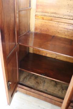 19th Century Louis Philippe Solid Walnut Wood Antique Large Wardrobe - 4209450