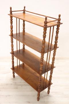 19th Century Louis Philippe Turned Chestnut Antique tag re Shelves - 2955559